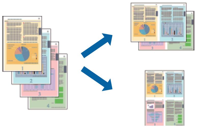 Impression de plusieurs pages sur une seule feuille 1