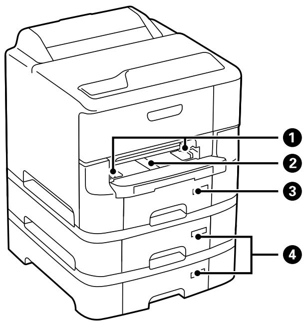 EPSON WORKFORCE WF-6090DW - Nom et fonction des pièces - 1