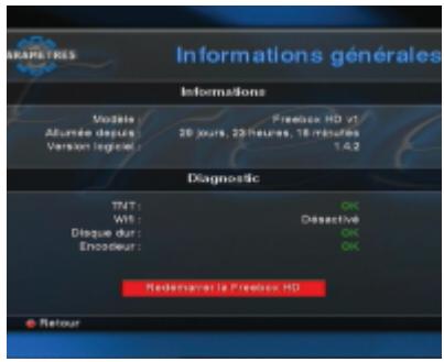FREE BOX V5 - REBOOT Du boitier TV - 3