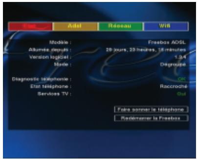 FREE BOX V5 - REBOOT Du boitier ADSL - 3