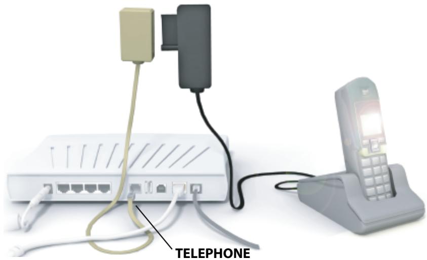 FREE BOX V5 - Branchement téléphone - 1