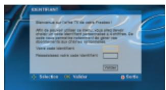 FREE BOX V5 - Code identifiant TV - 1