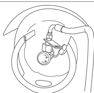 KARCHER RP KM 120 150 RD - Fermer la bouteille à gaz (seul KM 120/150 r LPG) - 1