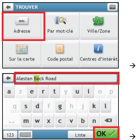 NAVMAN F610 - Comment planifier mon premier trajet ? - 1