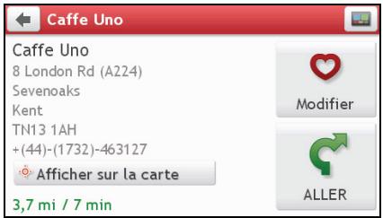 NAVMAN F610 - Comment naviguer vers un lieu que j'ai enregistré ? - 2