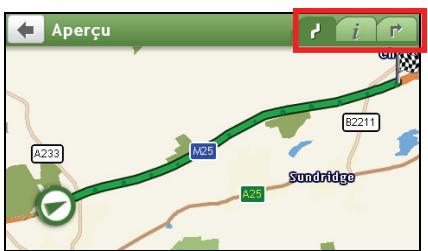 NAVMAN F610 - Comment utiliser les onglets dans la barre de titre ? - 1