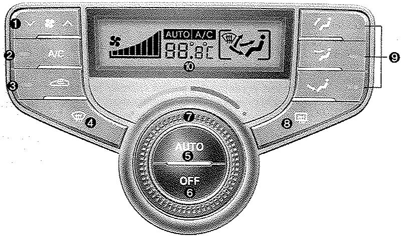 HYUNDAI I30 - Systeme de commande automatique de la climatisation (le cas échant) - 1