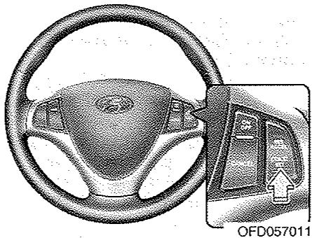 HYUNDAI I30 - Pour fixer la vitesse du régulateur de vitesse: - 1