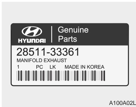 HYUNDAI IX35 - Comment pouvez-vous être sûr d'acheter des pièces d'origine hyundai? - 3