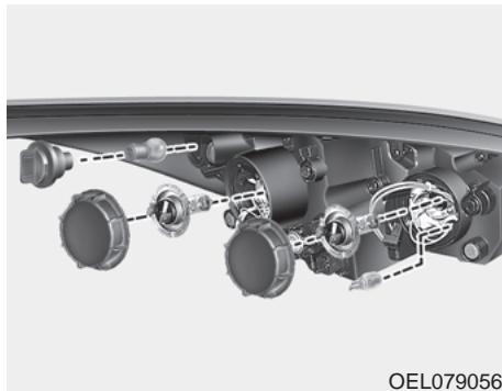 HYUNDAI IX35 - Remplacement des phares, feu de position, clignotants et feu antibrouillard avant - 1