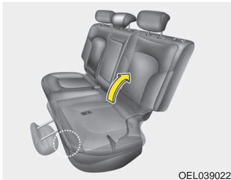 HYUNDAI IX35 - Repli du siège arrière - 1