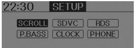 HYUNDAI IX35 - Bouton SETUP - 2