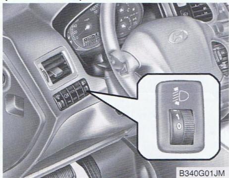 HYUNDAI TUCSON - Systeme de mecanisme de reglage des PHARES - 1