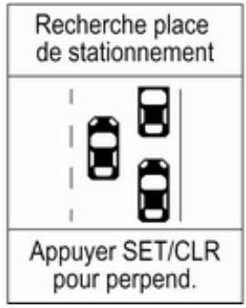 OPEL ADAM - Sélection du stationnement en créneau ou perpendiculaire - 1