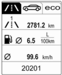 OPEL ADAM - Centre d'informations du conducteur - 2