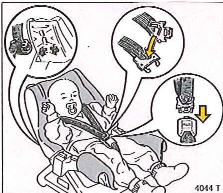 OPEL CALIBRA - Système opel de sécurité des enfants - 1