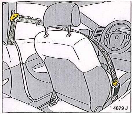OPEL CALIBRA - Ceintures de sécurité - 1