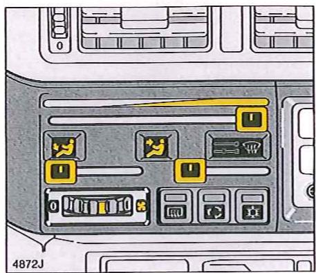 OPEL CALIBRA - Ventilation sans refroidissement de l'air admis dans l'habitacle - 1