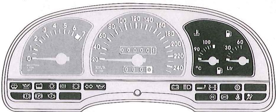 OPEL CALIBRA - Compteur kilométrique journalier - 1