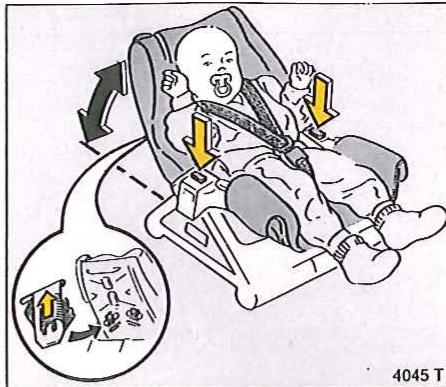 OPEL CALIBRA - Berceau de sécurité pour enfants - 1