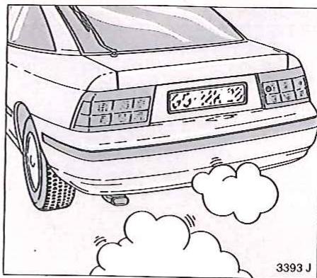 OPEL CALIBRA - Moteur « à pollution réduite des gaz d'échappement - 1