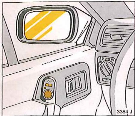 OPEL CALIBRA - Régler correctement le rétroviseur intérieur - 1