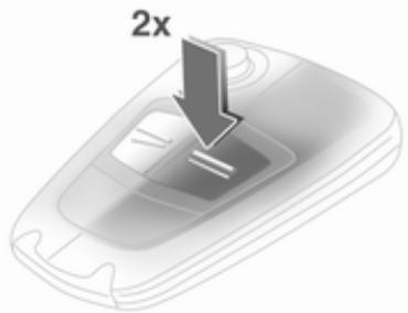 OPEL CORSA - Activation avec la télécommande - 1