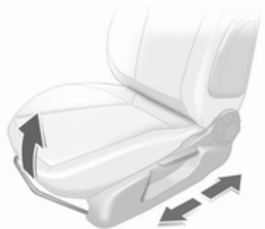 OPEL CORSA - Réglage des sièges - 1