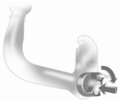 OPEL CORSA - Contrôle du serrage de la barre d'attelage - 2
