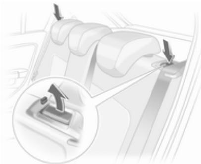 OPEL CORSA - Rabatte les dossiers arrière - 1