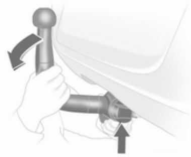OPEL CORSA - Insertion de la barre d'attelage - 1
