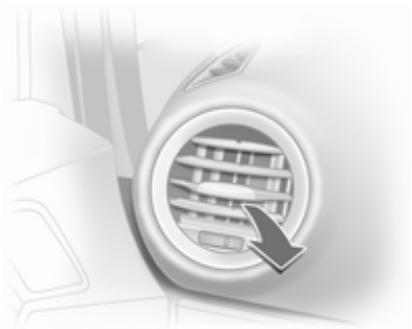 OPEL CORSA - Bouches d'évacuation réglables - 2