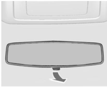OPEL INSIGNIA - Rétroviseur intérieur position nuit manuelle - 1