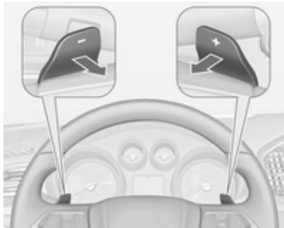 OPEL INSIGNIA - Palettes de changement de vitesse au volant - 1