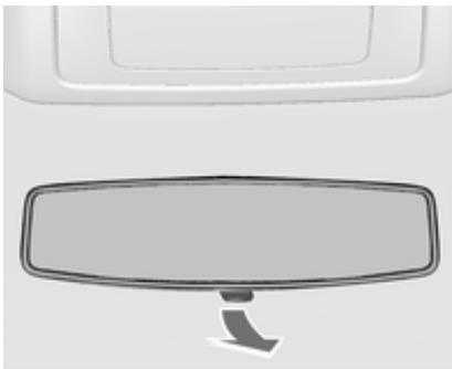 OPEL INSIGNIA - Réglage des rétroviseurs rétroviseur intérieur - 1