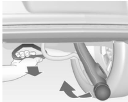 OPEL INSIGNIA - Déverrouillage de la barre d'attelage rangée - 1
