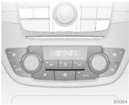 OPEL INSIGNIA - Commandes pour zone unique : - 1
