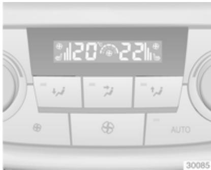 OPEL INSIGNIA - Commandes pour zone double : - 1