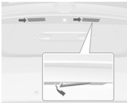 OPEL MOKKA - Éclairage de plaque d'immatriculation - 1