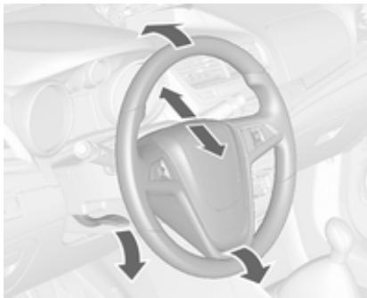 OPEL MOKKA - Réglage du volant - 1