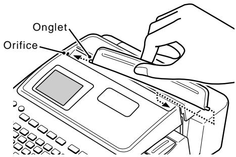 CASIO CW-L300 - ■ Remise en place du couvercle de cassette et du guide de positionnement - 2