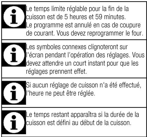 BEKO BIE15300XCS, BIE15400XPS, BIE15300XP - Utilisation de l'horloge du four - 2