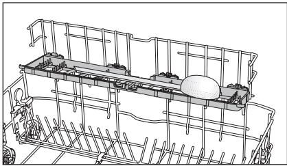 BEKO DFN665 - Support multifonction / à hauteur ajustable du panier inférieur - 2