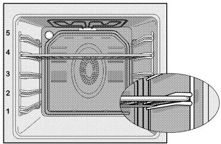 BEKO ALTO - Positions des châssis (pour modèle avec grill) - 1