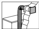BEKO DC 2570 - Tuyau d'aération et raccord (pour les produits équipés d'une sortie d'aération) - 4