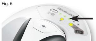 REMINGTON 6250 - Selection du niveau d'intensite - 1