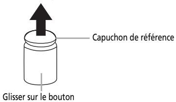 Capuchon de référence Glisser sur le bouton