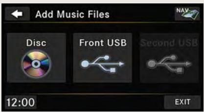 JEEP - Copier la musique à partir d'un dispositif USB - 1