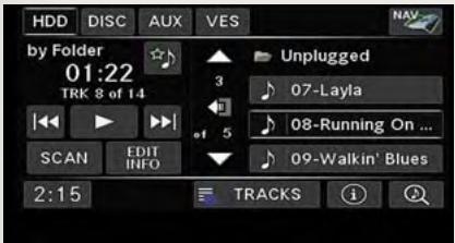 JEEP - Lecture de musique à partir du disque dur - 1