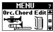 ROLAND FR-7B - Paramètres '8. ORC FBS EDIT - 1